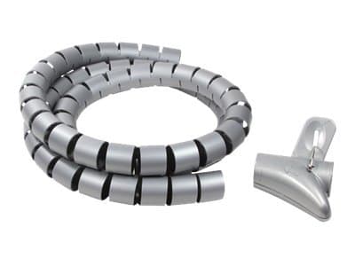 LogiLink Cable Spiral Wrapping Band - Kabelhölje - 1.5 m - grå