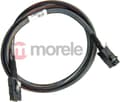 Miniatyrbilde 3 av 5: Microchip Adaptec - SAS intern kabel - SAS 6Gbit/s - 4-spors - 4 x Mini SAS HD (SFF-8643) (hann) til 36-pins 4i Mini MultiLane (hann) - 1 m