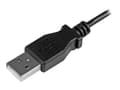 Miniatyrbild 4 av 5: StarTech.com Left Angle Micro USB Cable - 1 ft / 0.5m - 90 degree - USB Cord - USB Charger Cable - USB to Micro USB Cable (USBAUB50CMLA) - USB-kabel