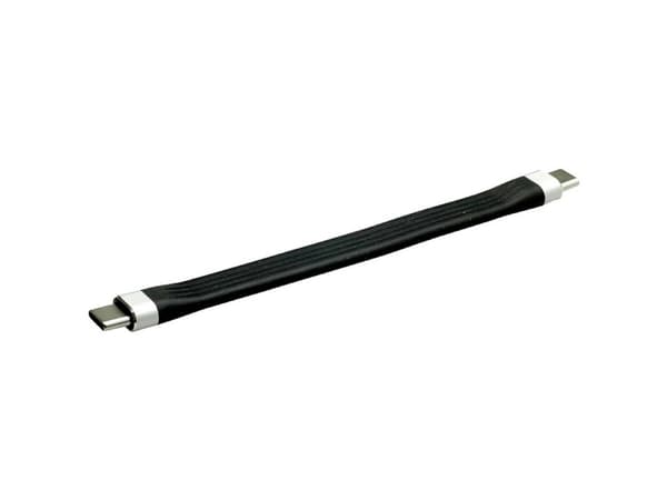 ROLINE 11.02.9054, 0,11 m, USB C, USB C, USB 3.2 Gen 2 (3.1 Gen 2), 10 Gbit/sek., Sort