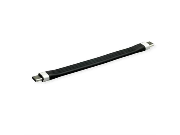 ROLINE 11.02.9054, 0,11 m, USB C, USB C, USB 3.2 Gen 2 (3.1 Gen 2), 10 Gbit/sek., Sort
