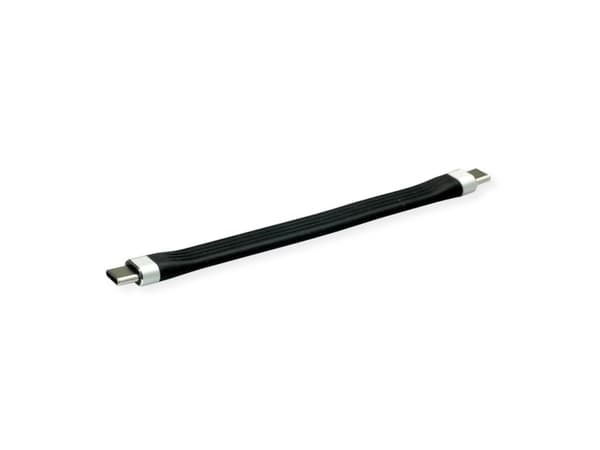 ROLINE 11.02.9054, 0,11 m, USB C, USB C, USB 3.2 Gen 2 (3.1 Gen 2), 10 Gbit/sek., Sort