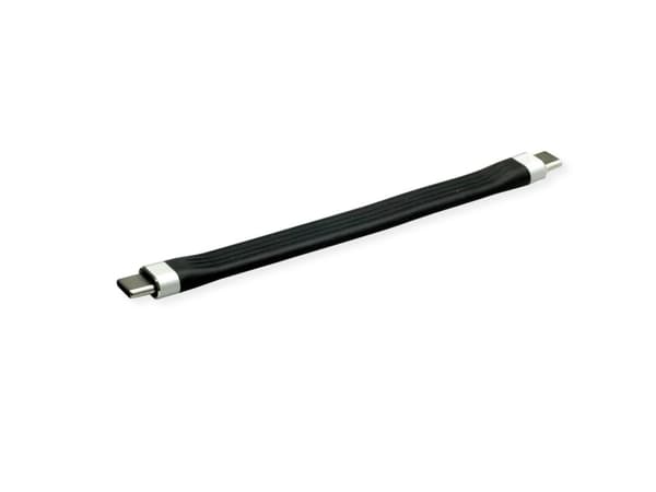 ROLINE 11.02.9054, 0,11 m, USB C, USB C, USB 3.2 Gen 2 (3.1 Gen 2), 10 Gbit/sek., Sort