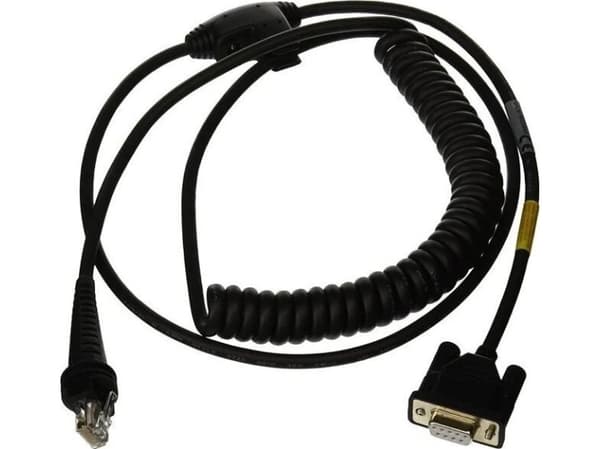 Honeywell - Seriell/strømforsynings-kabel - DB-9 (hunn) - 3 m - rullet sammen - svart - for Granit 1980; Hyperion 1300; Voyager 12XX, 14XX; Xenon 19X