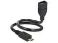 Pikkukuva 2 / 3: Delock OTG ShapeCable - USB forlængerkabel - USB (hun) til Micro-USB Type B (han) - USB 2.0 OTG - 35 cm - lajittelu