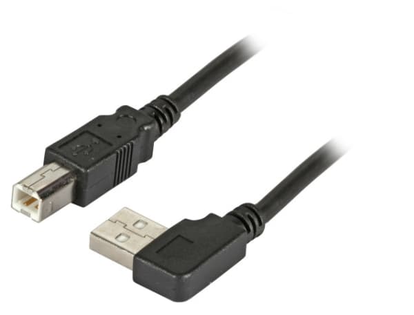 EFB elektronikk K5245SW.0.5V2, 0,5 m, USB A, USB B, USB 2.0, 480 Mbit/s, sort