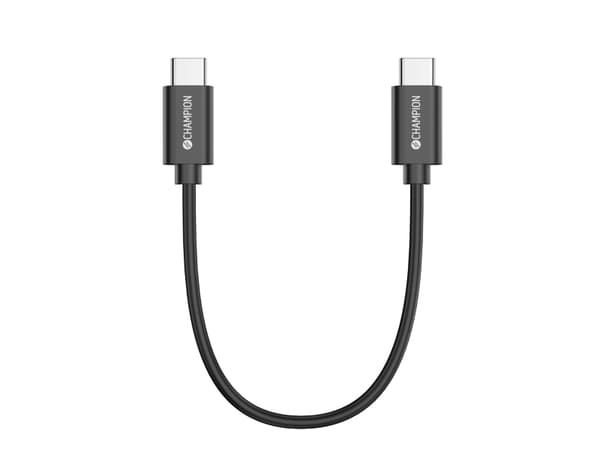 USB-C-kabel 30cm Sort