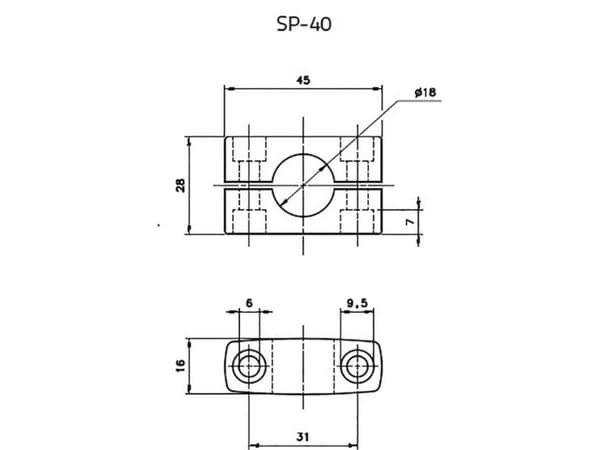 Datalogic 95acc1370 Mounting Bracket Sp-40