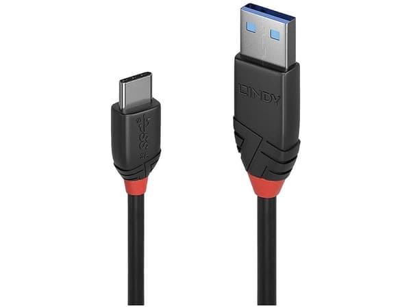 Lindy 36914, 0,15 m, USB C, USB A, USB 3.2 Gen 1 (3.1 Gen 1), Sortera