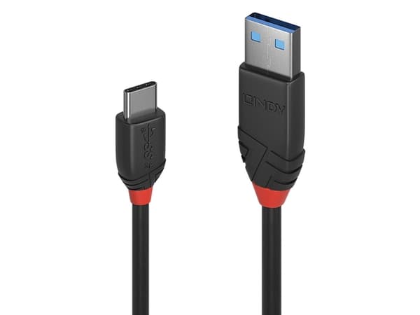 Lindy 36914, 0,15 m, USB C, USB A, USB 3.2 Gen 1 (3.1 Gen 1), Sortera