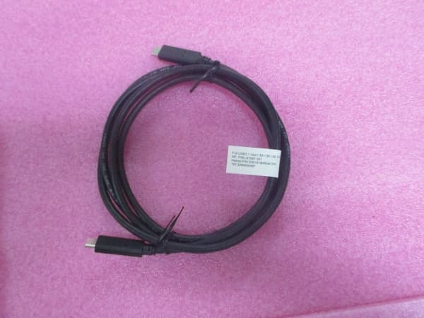 HP - USB-kabel - 24 pin USB-C (hann) til 24 pin USB-C (hann) - USB 3.1 Gen 1 - 20 V - 5 A - 1.8 m - for HP E24m G4, E24mv G4, E27m G4, E34m G4, M24,