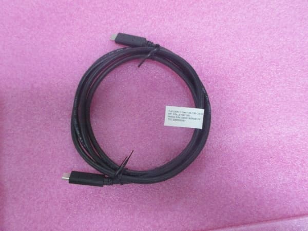 HP - USB-kabel - 24 pin USB-C (hann) til 24 pin USB-C (hann) - USB 3.1 Gen 1 - 20 V - 5 A - 1.8 m - for HP E24m G4, E24mv G4, E27m G4, E34m G4, M24,