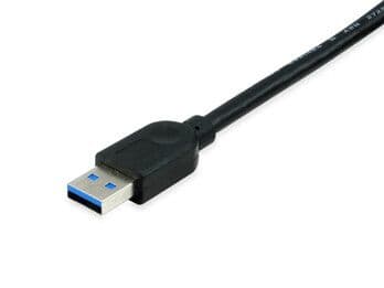 Equip 133346, 5 m, USB A, USB A, USB 3.2 Gen 1 (3.1 Gen 1), 5000 Mbit/s, Sortera