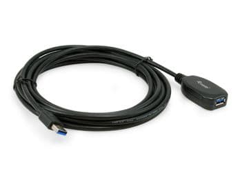 Equip 133346, 5 m, USB A, USB A, USB 3.2 Gen 1 (3.1 Gen 1), 5000 Mbit/s, Sortera