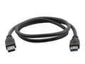 Miniatyrbild 2 av 2: Kramer C-USB3/AA Series C-USB3/AA-6 - USB-kabel - USB typ A (hane) till USB typ A (hane) - USB 3.0 - 1.83 m - formpressad - blå