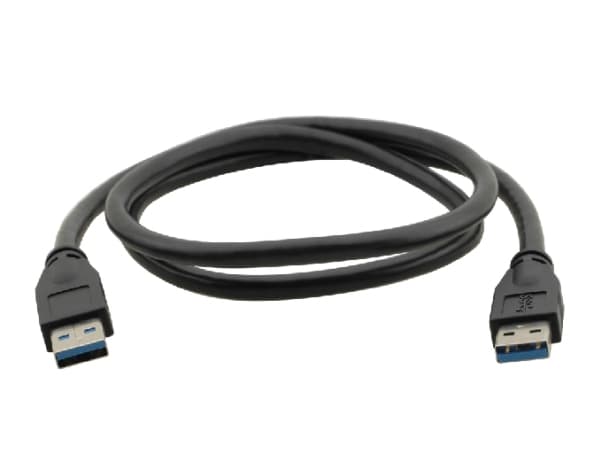 Kramer C-USB3/AA Series C-USB3/AA-6 - USB-kabel - USB typ A (hane) till USB typ A (hane) - USB 3.0 - 1.83 m - formpressad - blå