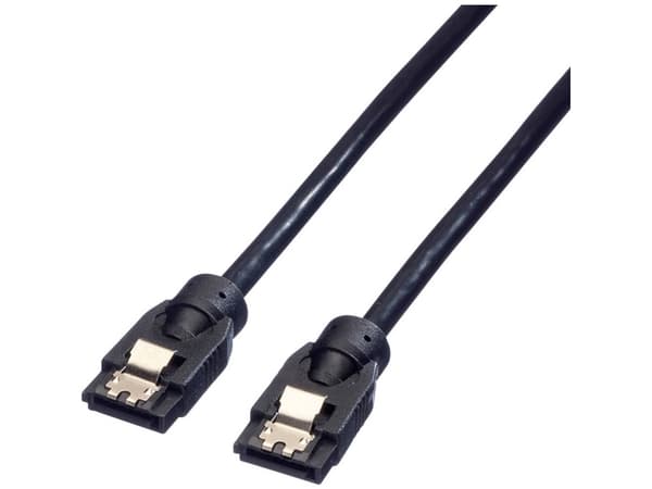ROLINE 11.03.1552, 0,5 m, SATA III, SATA 7-nastainen, SATA 7-nastainen, uros/naaras, musta