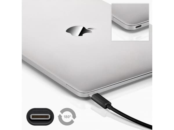 Goobay 67993, 1 m, Micro-USB B, USB C, USB 2.0, Hanstik/Hanstik, Lajittelu