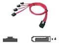 Miniatyrbilde 1 av 3: Chenbro - SATA/SAS-kabel - 4-spors - SATA til 36-pins 4i Mini MultiLane - 60 cm - for Chenbro RM21508, RM23212, SR10566, SR10567, SR108, SR10866, SR1