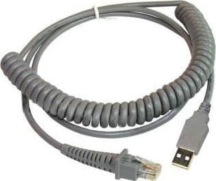 Datalogic - USB-kabel - USB (hane) - 4.5 m - lindad - för Gryphon I GD4400, GD4400 2D, GD4410, GD4430, GD4430 HD, GD4430-HC