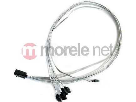 Microchip Adaptec - SAS intern kabel - med sidebånd - SAS 6Gbit/s - 4-spors - SATA (hunn) til 4 x Mini SAS HD (SFF-8643) (hann) - 80 cm - for TERRA M