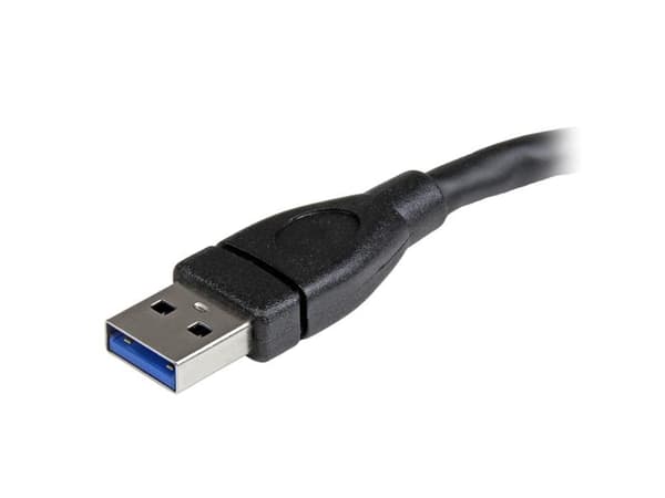 StarTech.com USB3EXT6INBK USB-kaapeli 0,152 m USB 3.2 Gen 1 (3.1 Gen 1) USB A Musta