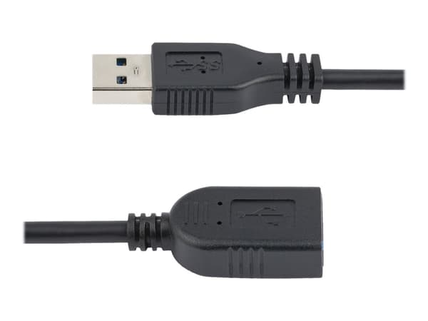 StarTech.com USB3EXT6INBK USB-kaapeli 0,152 m USB 3.2 Gen 1 (3.1 Gen 1) USB A Musta