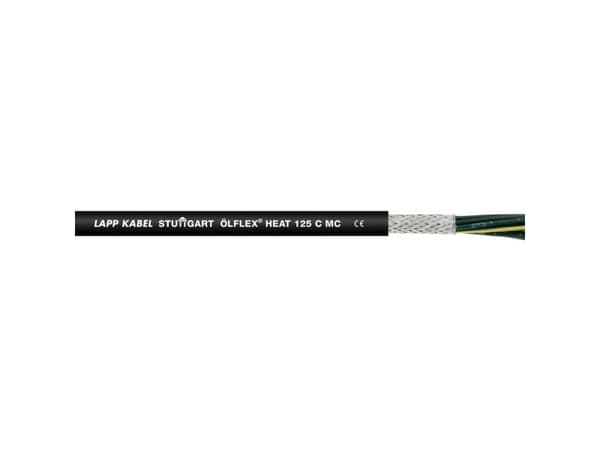 Lapp ÖLFLEX HEAT 125 C MC, 100 m, Sort, 167 kg/km, 236 kg/km, 4000 V, 2,5 mm²