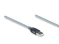 Miniatyrbild 4 av 5: Manhattan 510424, 11 m, USB A, USB B, 2.0, 480 Mbit/s, Silver