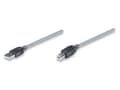 Miniatyrbild 2 av 5: Manhattan 510424, 11 m, USB A, USB B, 2.0, 480 Mbit/s, Silver