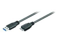 MicroConnect - USB-kabel - USB typ A (hane) till Micro-USB typ B (hane) - USB 3.0 - 3 m