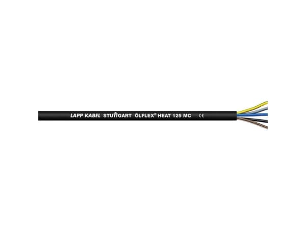Lapp ÖLFLEX HEAT 125 MC 300/500 V, 100 m, Sort, 1,01 cm, 72 kg/km, 156 kg/km, 4000 V