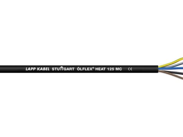 Lapp ÖLFLEX HEAT 125 MC 300/500 V, 100 m, Sort, 1,01 cm, 72 kg/km, 156 kg/km, 4000 V