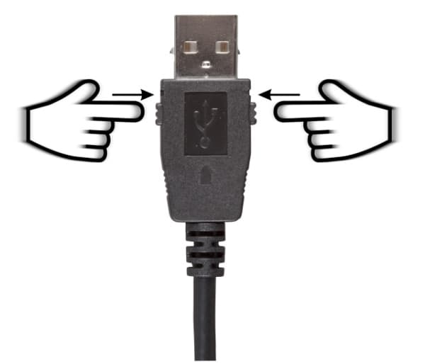 EFB Elektronik K5211SW.1, 1 m, USB A, USB A, USB 2.0, 0,48 Gbit/s, Svart