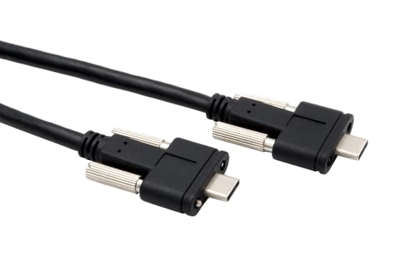 EXSYS EX-K1592V, 1 m, USB C, USB C, USB 3.2 Gen 2 (3.1 Gen 2), 10 Gbit/s, Svart