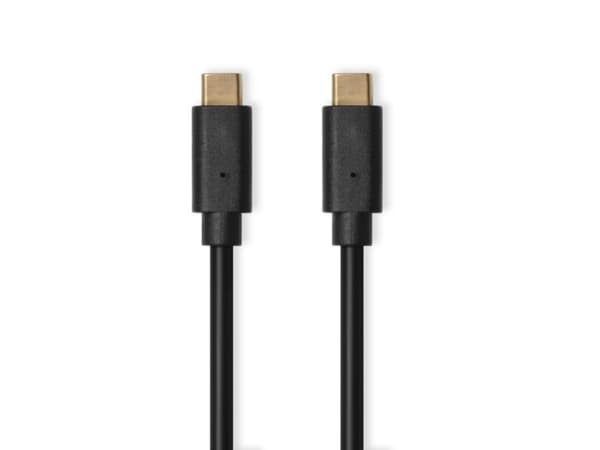 PORT Connect - USB-kabel - 24 pin USB-C (hann) til 24 pin USB-C (hann) - USB 3.1 Gen 2 - 1 m - USB Power Delivery (60W)