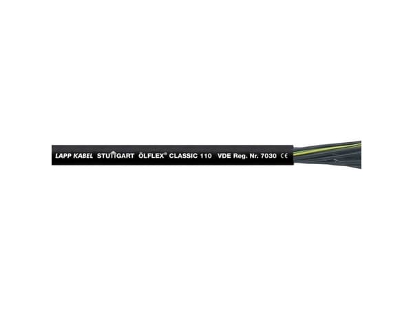 Lapp 1119245, 100 m, Sort, PVC, 38,4 kg/km, 79 kg/km, 4000 V