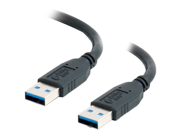 C2G - USB-kabel - USB-type A (hann) til USB-type A (hann) - USB 3.0 - 2 m - svart