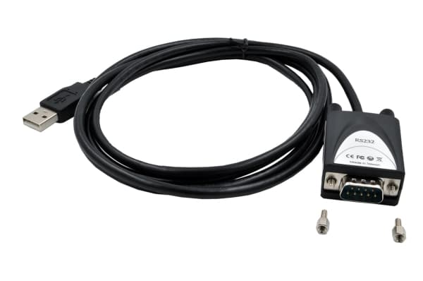 EXSYS EX-1311-2IS, Svart, 1,8 m, USB Type-A, DB-9, Hankoppling, Hankoppling