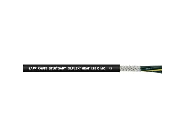 Lapp ÖLFLEX HEAT 125 C MC, 100 m, Sort, 100 kg/km, 163 kg/km, 4000 V, 1,5 mm²