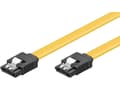 Pikkukuva 3 / 3: Goobay CAK SATA 600-020 CLIP 0.2m, 0,2 m, SATA III, SATA 7-pin, SATA 7-pin, Uros/uros, Musta, Keltainen
