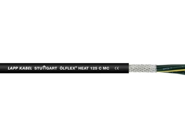 Lapp ÖLFLEX HEAT 125 C MC, 100 m, Svart, 149 kg/km, 273 kg/km, 4000 V, 1,5 mm ²