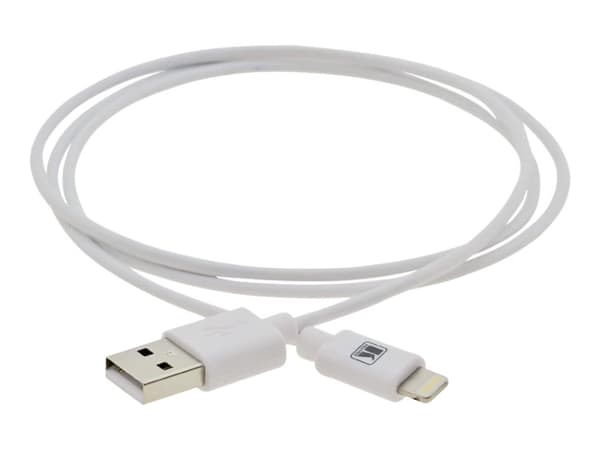 Kramer Electronics C-UA/LTN/WH-3, 0,9 m, Lightning, USB A, Valkoinen, Suora, Suora