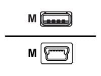 Cisco - USB-kabel - USB (hane) till mini-USB typ B (hane) - 1.83 m - för Cisco 1921, 1921 4-pair, 1921 ADSL2+, 1941; Catalyst 2960, 2960G, 2960S