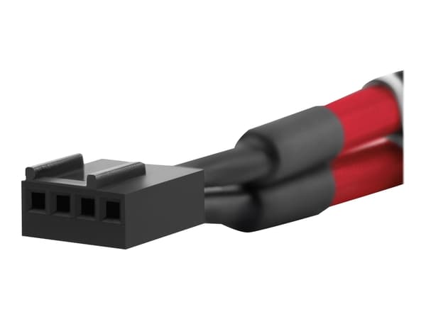 Noctua NA-SYC1 chromax.red - Strömkabel till fläkt - 4-stifts PWM (hona) till 4-stifts PWM (hane) - 11.5 cm - röd