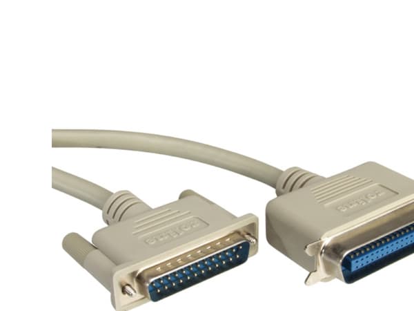 ROLINE Parallel Printer Cable, DB25 M - C36 M 6 m, Grå, 6 mm