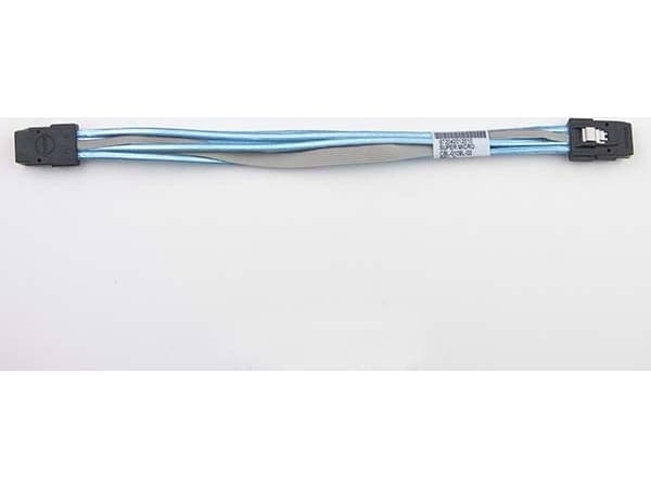Supermicro mini SAS/mini SAS, 0,2 m, mini SAS, mini SAS, Hane/Hane, Svart, Blå, 22,9 cm (9")