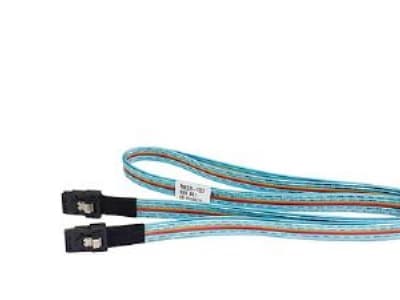 Supermicro mini SAS/mini SAS, 0,2 m, mini SAS, mini SAS, Hane/Hane, Svart, Blå, 22,9 cm (9")