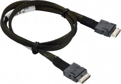 Supermicro - SAS-sisäkaapeli - OCuLink (SFF-8611) (uros) kelasta OCuLink (SFF-8611) (uros) kelaan - 65 cm - 65 cm