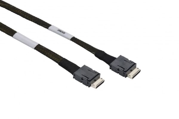 Supermicro - SAS-sisäkaapeli - OCuLink (SFF-8611) (uros) kelasta OCuLink (SFF-8611) (uros) kelaan - 65 cm - 65 cm